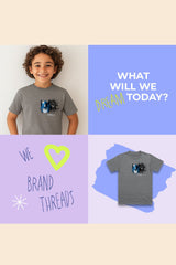 Transformers Boys T-Shirt – Graphite Heather Optimus Prime Print Tee - Brand Threads