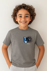 Transformers Boys T-Shirt – Graphite Heather Optimus Prime Print Tee - Brand Threads
