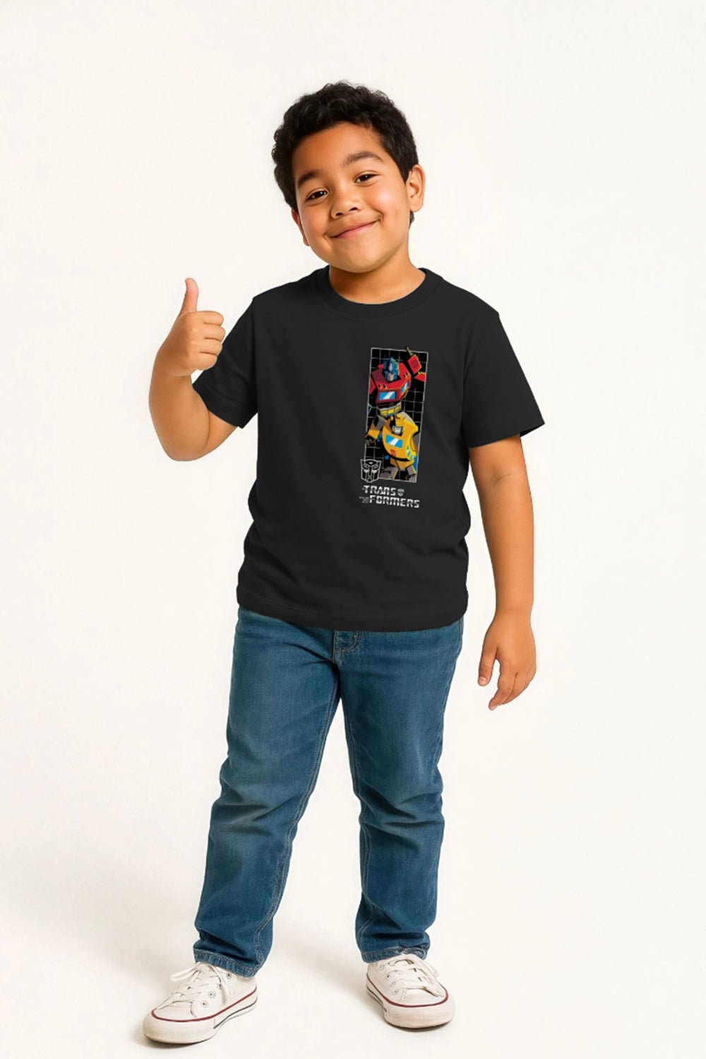 Transformers Optimus Prime & Bumblebee boys T Shirt - Brand Threads
