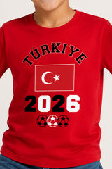 Kids Turkiye Football T-Shirt