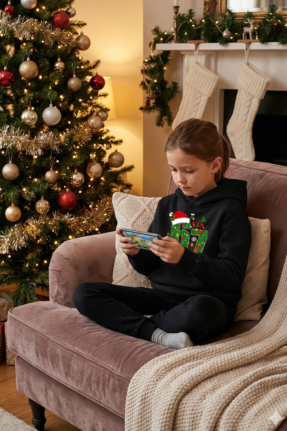 Unisex 67 Christmas Hoodie - Brand Threads