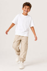Unisex Kids Drop Shoulder T Shirt - Brand Threads