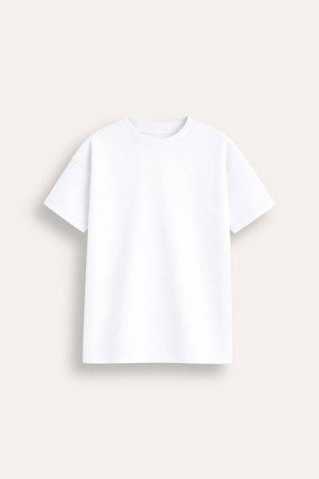 Unisex Kids Drop Shoulder T Shirt - Brand Threads