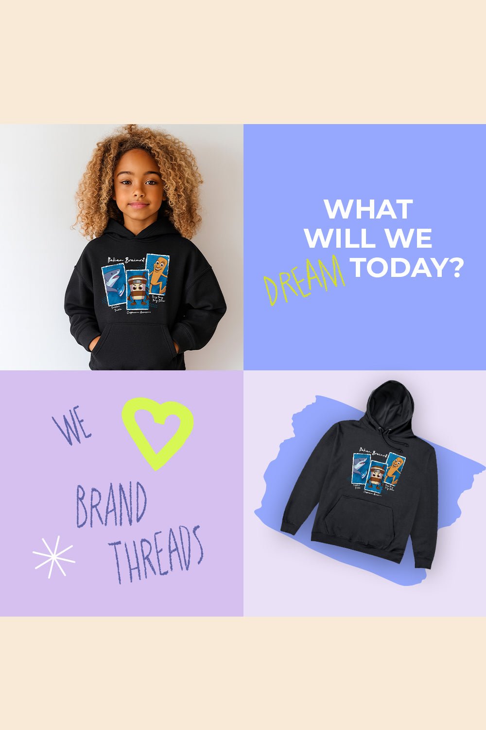 Unisex Kids Italian Brainrot Hoodie - Brand Threads