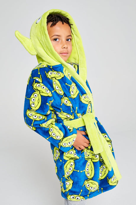 Unisex Kids Toy Story Aliens Dressing Gown - Brand Threads