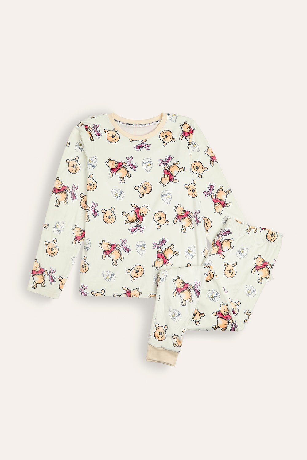 Winnie The Pooh Women's Fleece Pyjama Set - Brand Threads