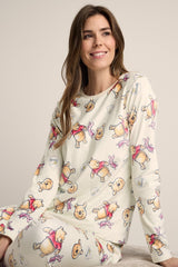 Winnie The Pooh Women's Fleece Pyjama Set - Brand Threads