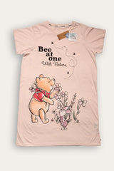 Winnie The Pooh Women's Nightie "Be at one with nature" - Brand Threads