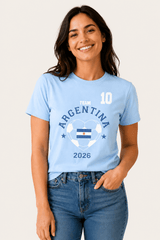 Women's Argentina Football T-Shirt - Brand Threads
