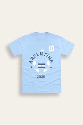 Women's Argentina Football T-Shirt - Brand Threads