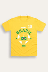 Women's Brazil Football T-Shirt - Brand Threads