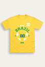 Women's Brazil Football T-Shirt - Brand Threads