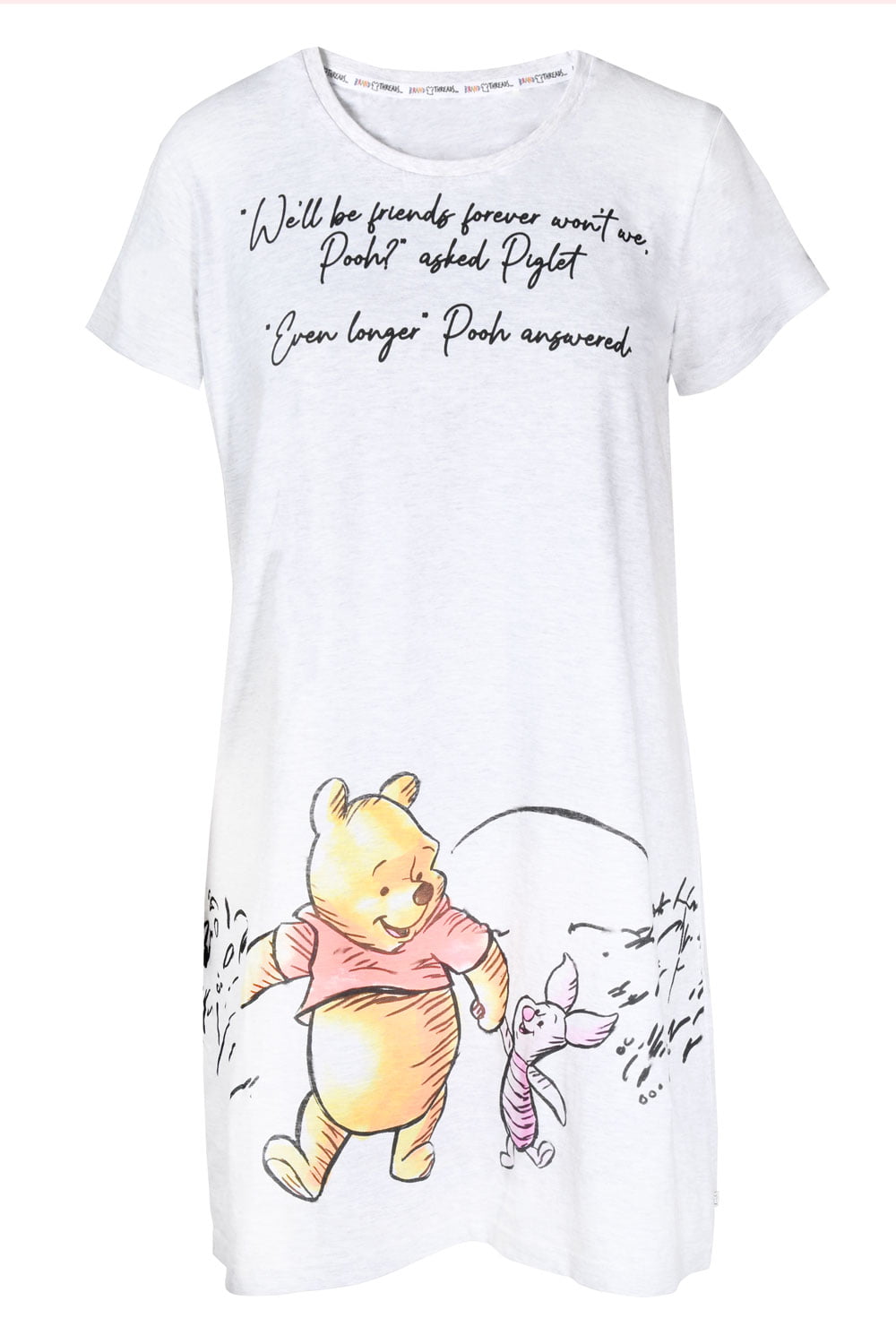 Women's Disney Winnie The Pooh BCI Cotton Nightie - Brand Threads