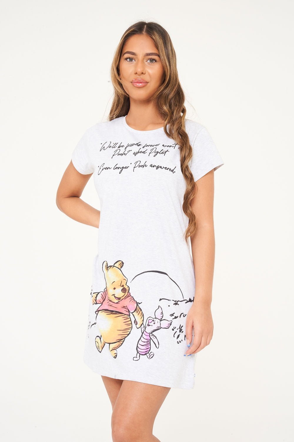 Winnie The Pooh Official Women s Cotton Nightie Brand Threads