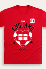 Women's England Football T-Shirt - Brand Threads