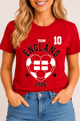 Women's England Football T-Shirt - Brand Threads