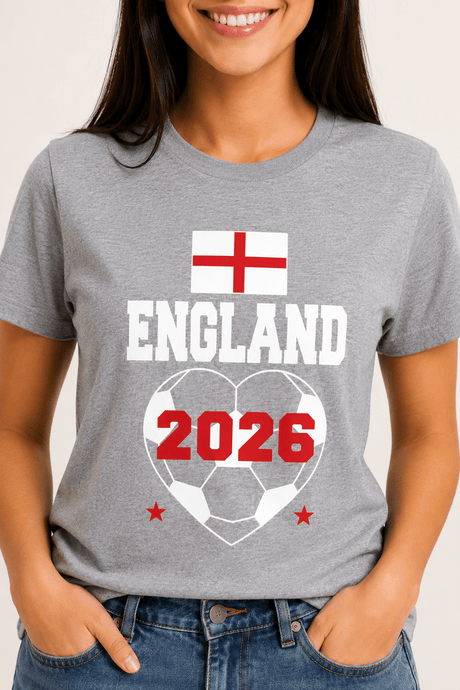 Women's England Football T-Shirt - Brand Threads