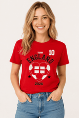 Women's England Football T-Shirt - Brand Threads