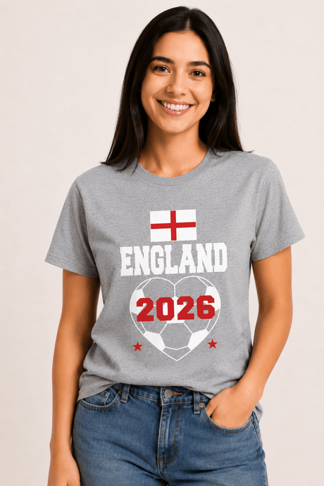 Women's England Football T-Shirt - Brand Threads