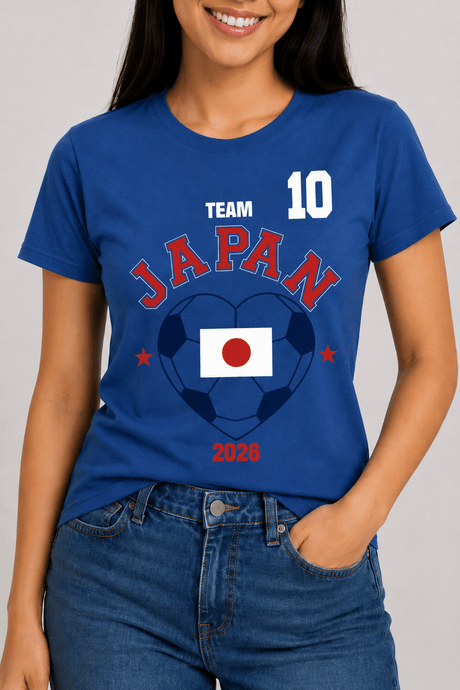 Women's Japan Football T-Shirt - Brand Threads