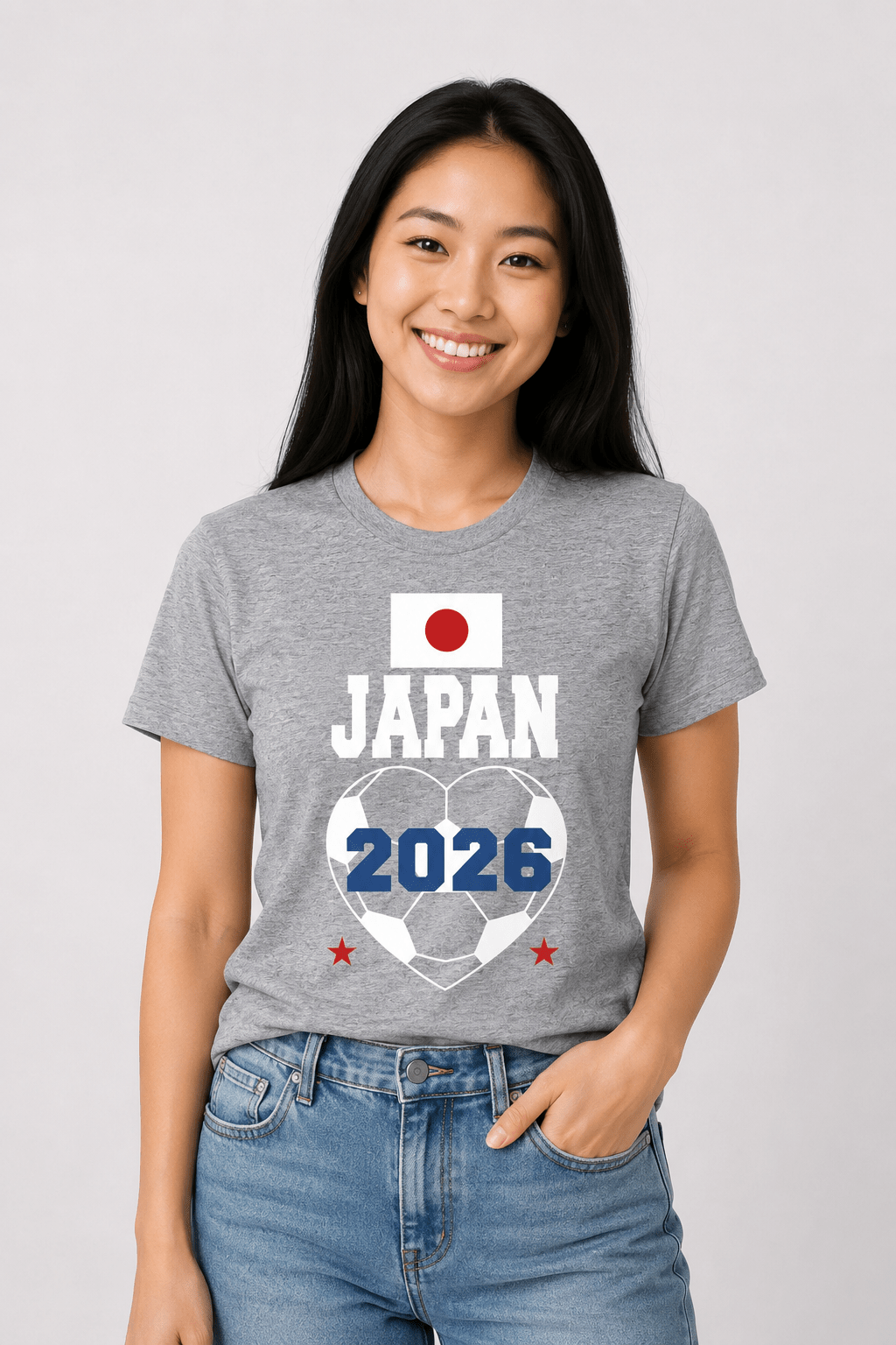 Women's Japan Football T-Shirt - Brand Threads