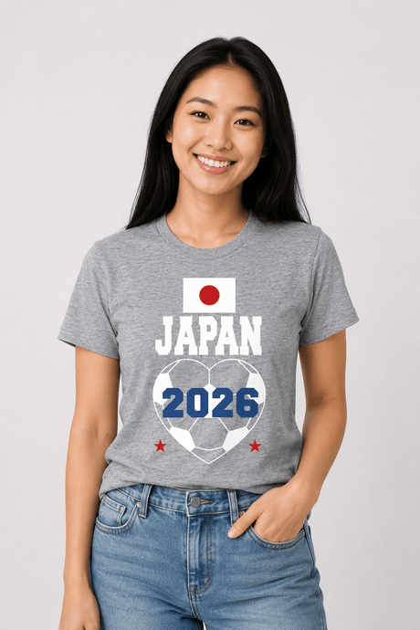 Women's Japan Football T-Shirt - Brand Threads