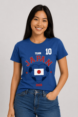 Women's Japan Football T-Shirt - Brand Threads