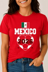 Women's Mexico Football T-Shirt - Brand Threads