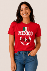 Women's Mexico Football T-Shirt - Brand Threads