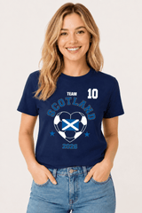 Women's Scotland Football T-Shirt - Brand Threads