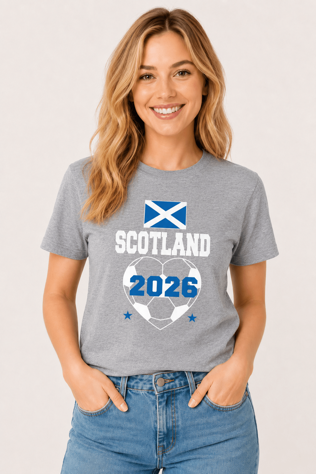 Women's Scotland Football T-Shirt - Brand Threads