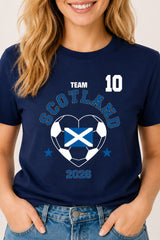 Women's Scotland Football T-Shirt - Brand Threads
