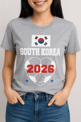 Women's South Korea Football T-Shirt - Brand Threads
