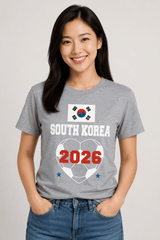 Women's South Korea Football T-Shirt - Brand Threads