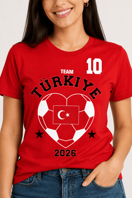 Women's Turkiye Football T-Shirt - Brand Threads