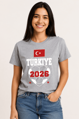 Women's Turkiye Football T-Shirt - Brand Threads