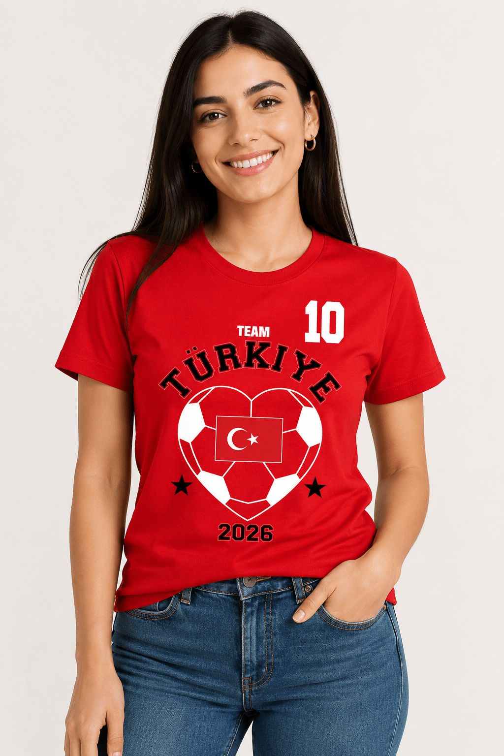 Women's Turkiye Football T-Shirt - Brand Threads