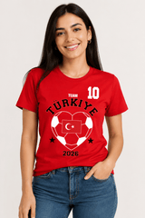Women's Turkiye Football T-Shirt - Brand Threads