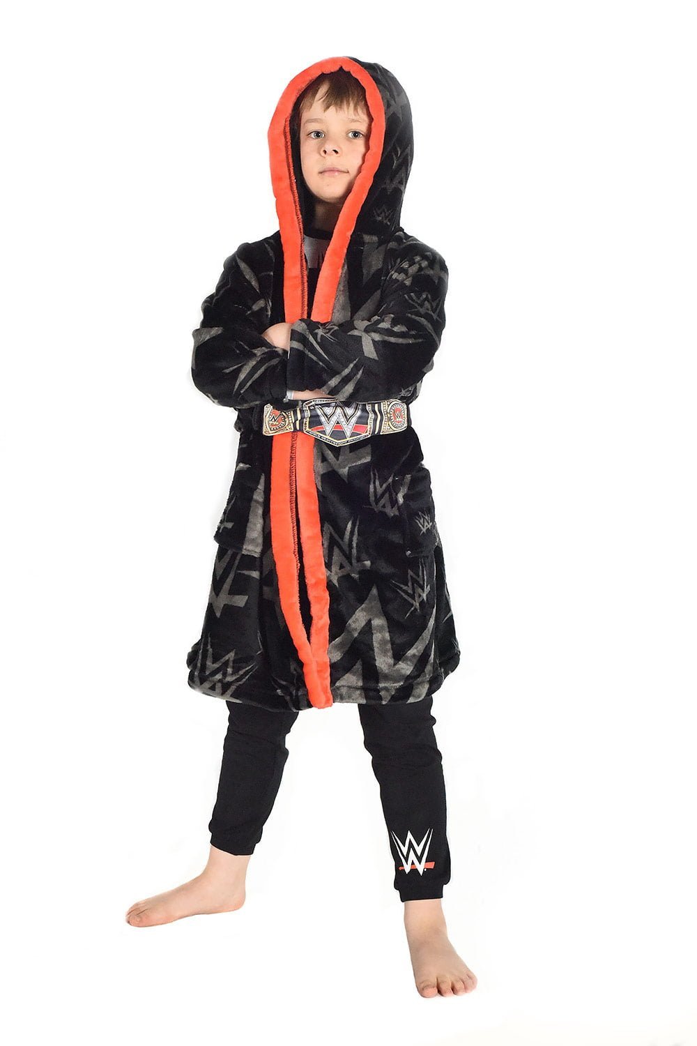 WWE Boys Fleece Dressing Gown - Brand Threads