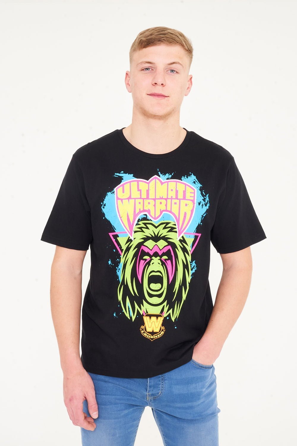 WWE Ultimate Warrior Men's BCI Cotton T-Shirt - Brand Threads