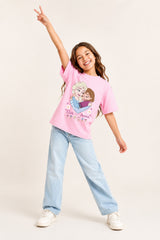 Girls Frozen Elsa and Anna T-Shirt