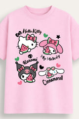 Hello Kitty and Friends Girls Pink T-Shirt