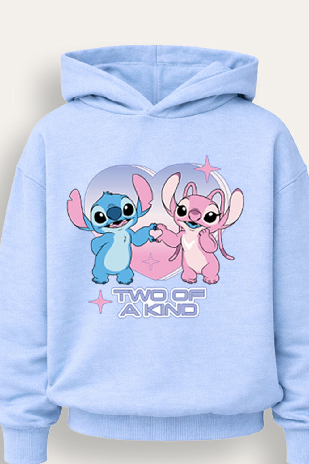 Disney Lilo & Stitch Girls Light Blue Hoodie and Jogger Set