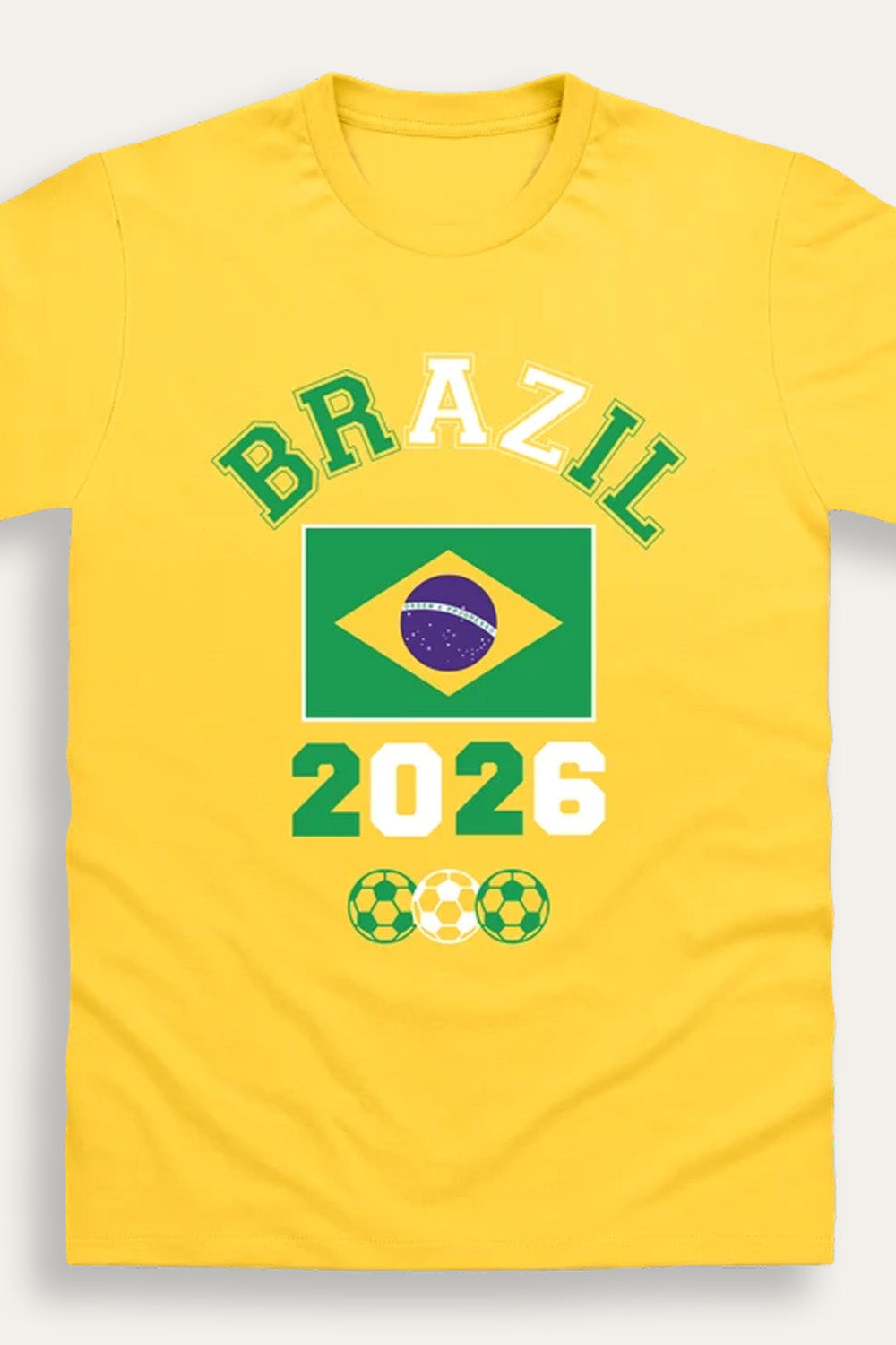 Kids Brazil Football T-Shirt