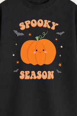 Halloween Pumpkin Kids Black T-Shirt
