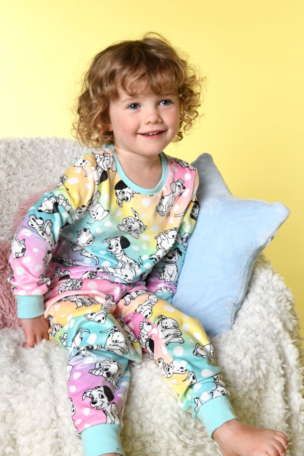 Disney 101 Dalmatians Girls Fleece Pyjamas - Brand Threads