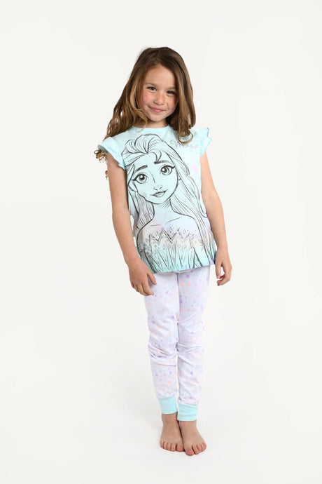 Disney Frozen Organic Cotton Short Sleeve Pyjamas - Brand Threads