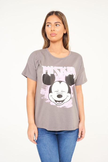Disney Mickey Mouse Ladies BCI Cotton T-Shirt - Brand Threads