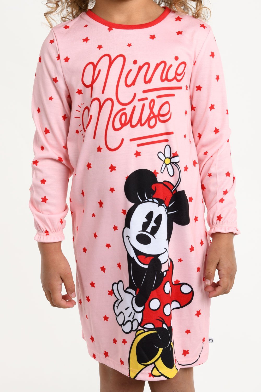 Disney Minnie Mouse Girls Recycled Polyester Nightie - Brand Threads