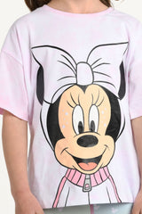 Disney Minnie Mouse Girls T-shirt 100% Organic Cotton - Brand Threads